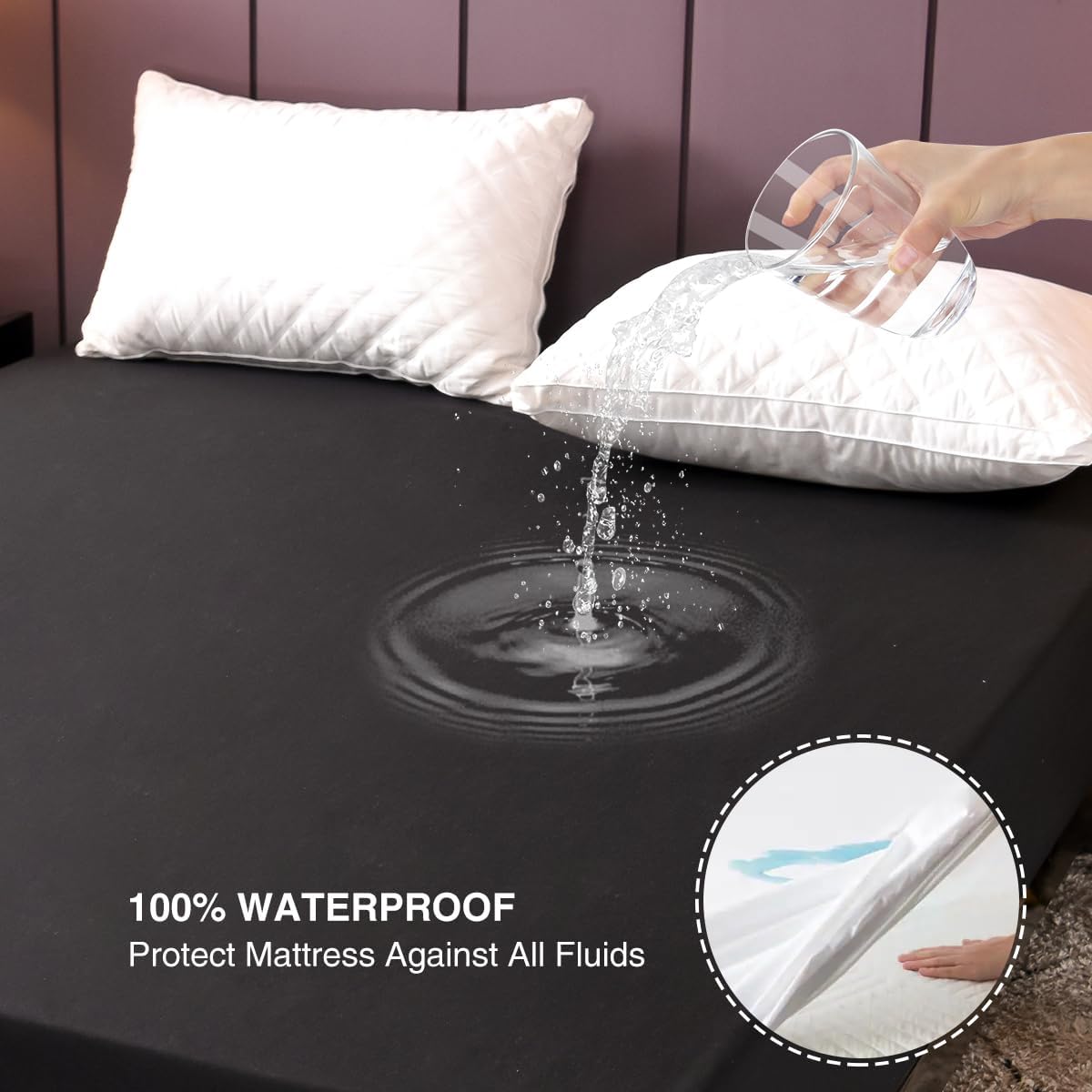 Waterproof Mattress Cover Anti Slippery Cover | Ideal Home