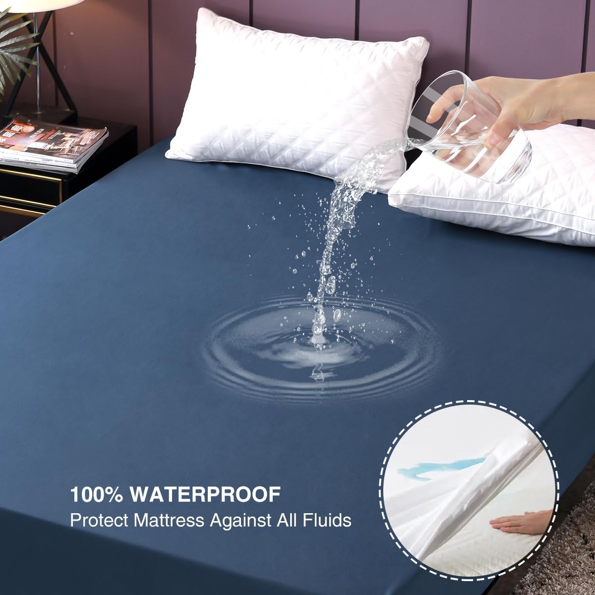 Waterproof Mattress Cover Anti Slippery Cover | Ideal Home